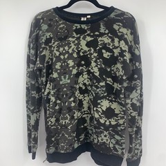 Vans Men’s Small Sweatshirt Pullover Side Zip Camo Long Sleeve Casual Comfort