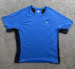 Pearl Izumi Elite Series Men’s Short Sleeve T-Shirt Blue Large Racing Bike Tee