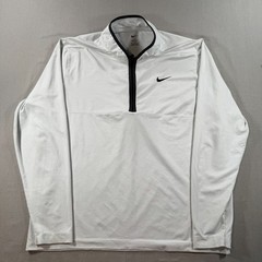 Nike Dri Fit Victory Half Zip Golf Pullover Mens XL Gray Top Quarter DH1261