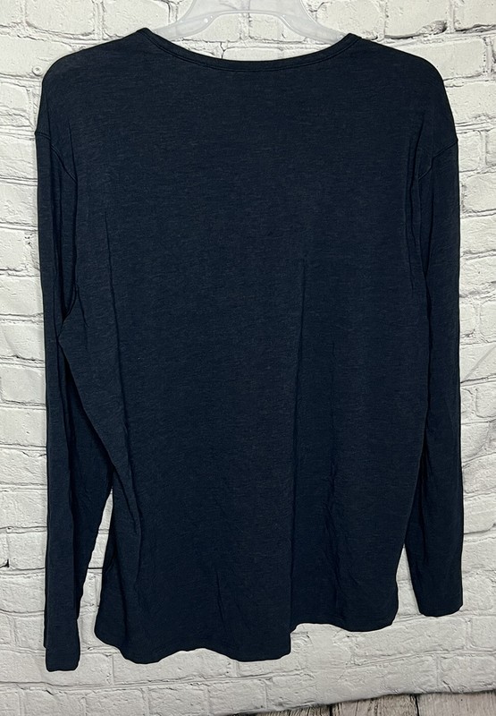 Lululemon Mens 5 Year Basic LS Pima Cotton Shirt Top Blue Sz XXL gallery