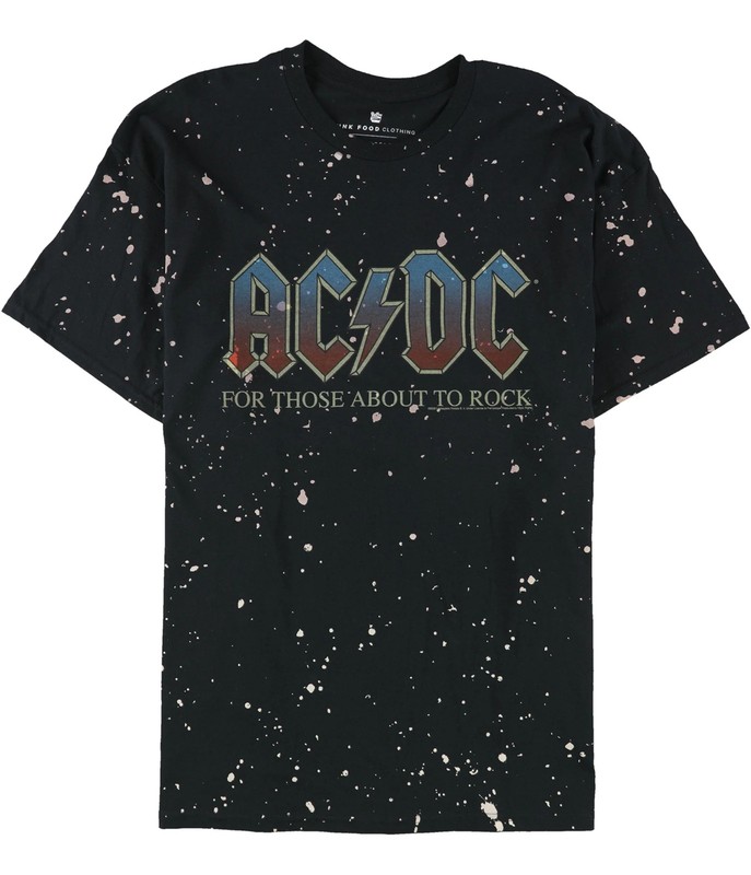Junk Food Mens AC/DC For Those About To Rock Graphic T-Shirt, black, M gallery