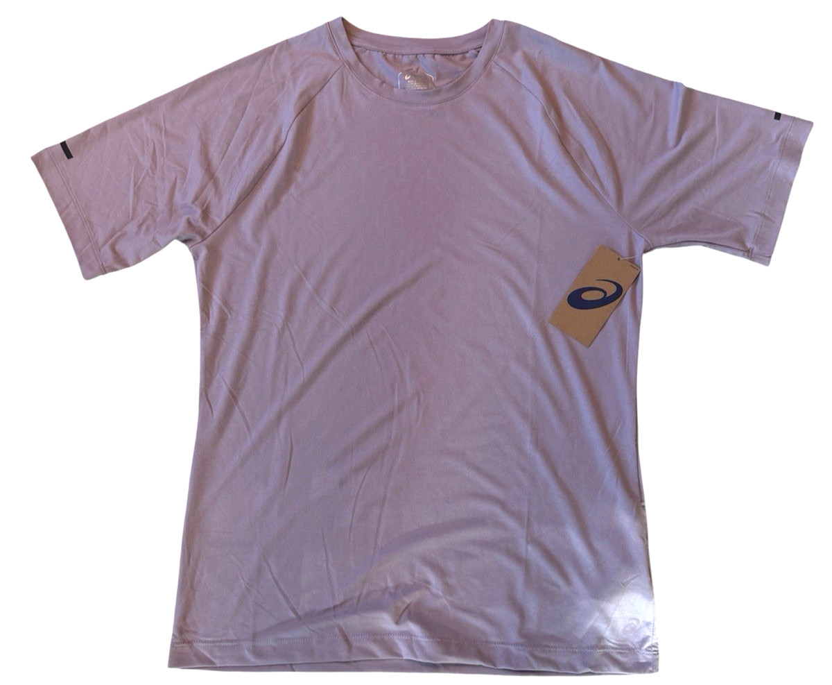 ASICS Men's Knit Raglan HTHRD Core Tee in Adobe Pink Size M NWT $35.00 gallery