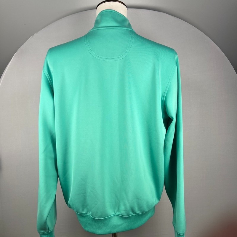 Fairway & Greene Tech Men's M Golf Pullover Stretch Poly Spandex 1/4 Zip Emblem gallery