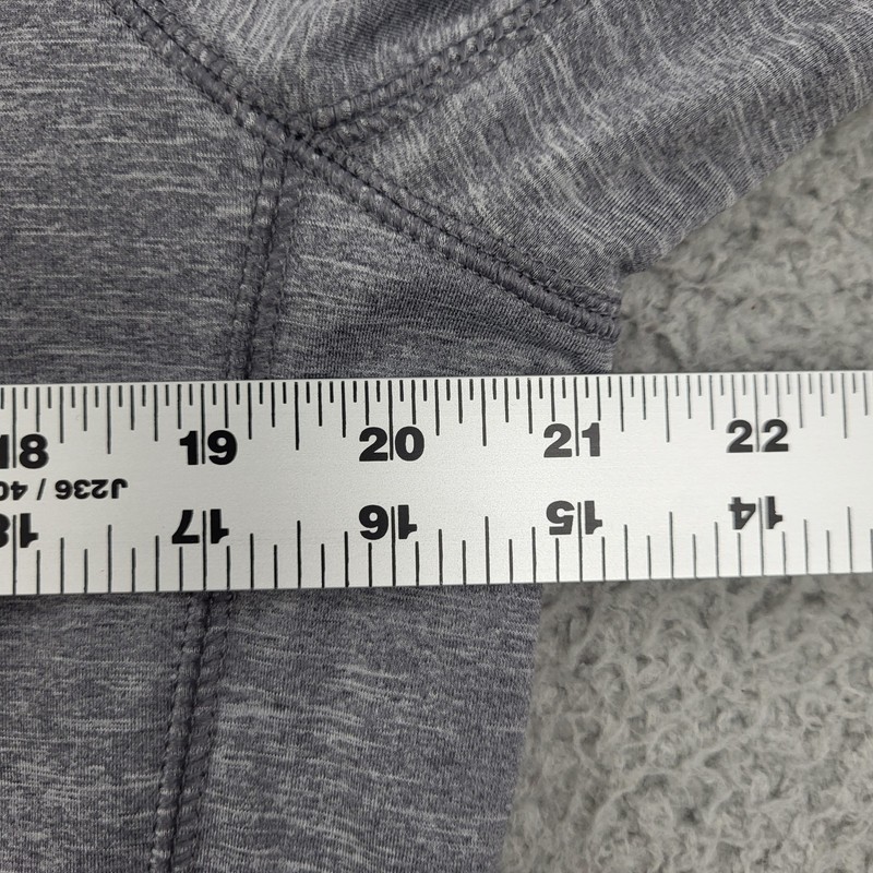 Abercrombie & Fitch 1/4 Zip Pullover Mens Medium Gray Performance Embroidery gallery