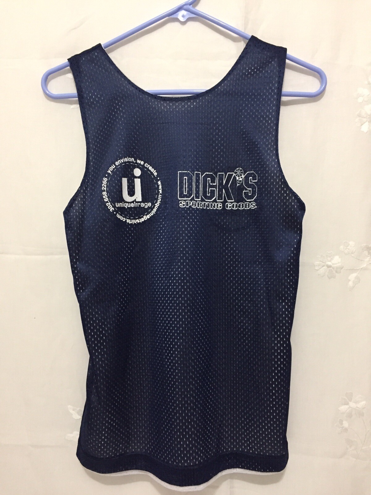 Dicks Sporting Goods Reversible Jersey Turf Hockey Blue and White Size M gallery