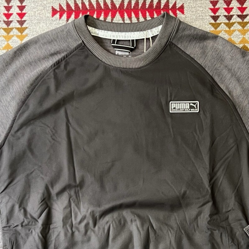 Puma Cloudspun Golf Pullover Mens Small Gray Performance C5 gallery