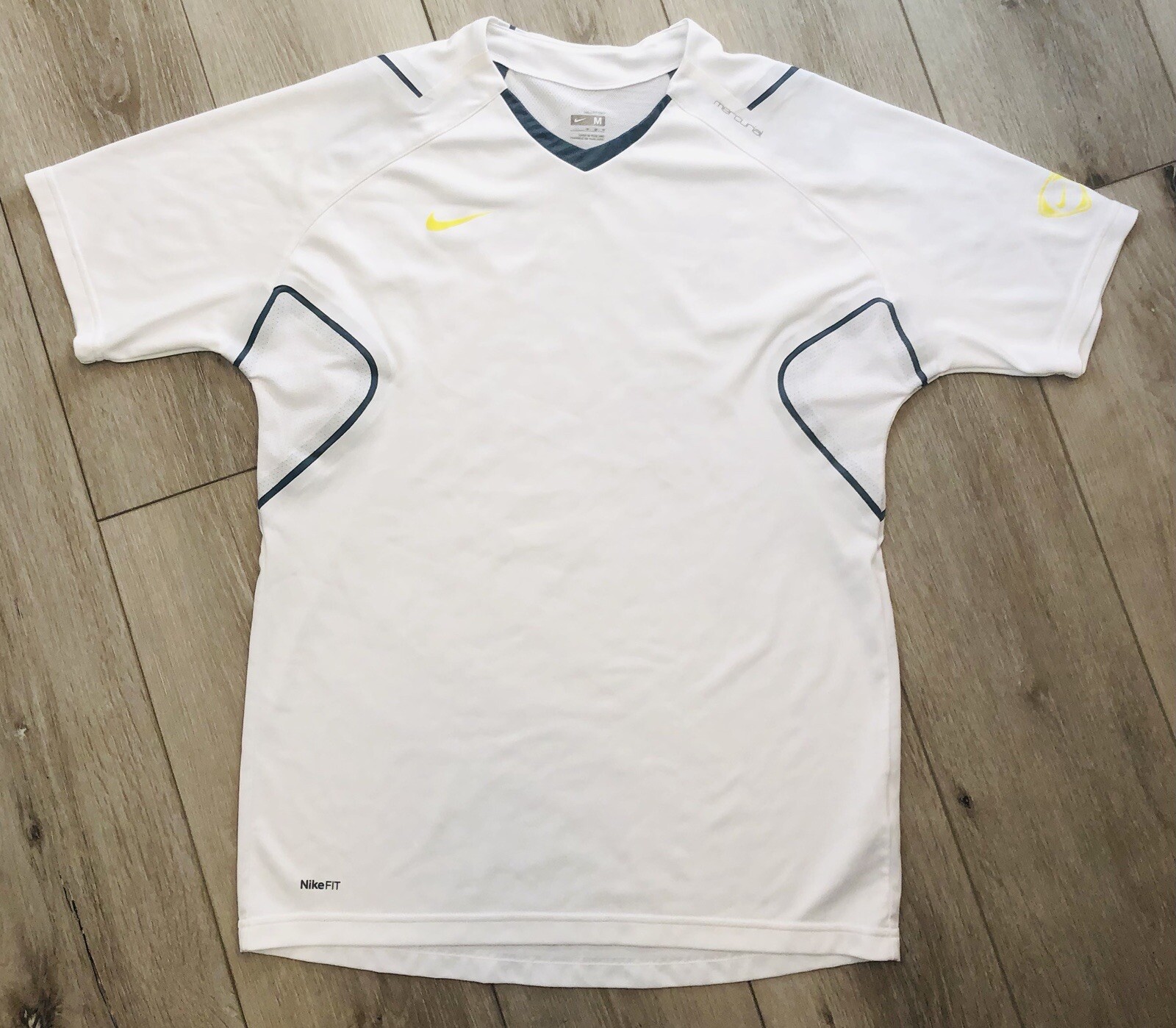 Nike Mercurial Dri Fit Sh/Sl Sz MD Soccer Gym Collarless Shirt gallery
