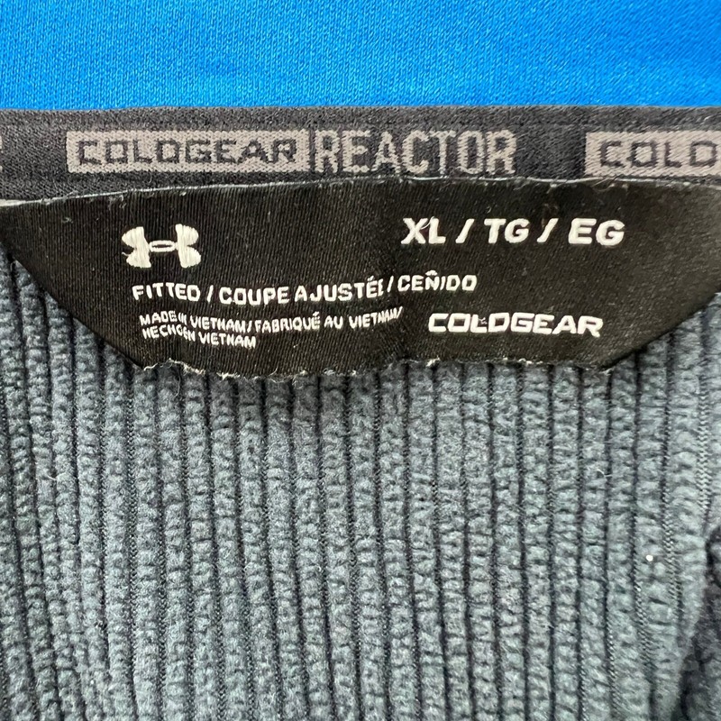 Under Armour ColdGear Reactor Pullover Fitted 1/4 Zip Gray XL Athletic Outdoors gallery