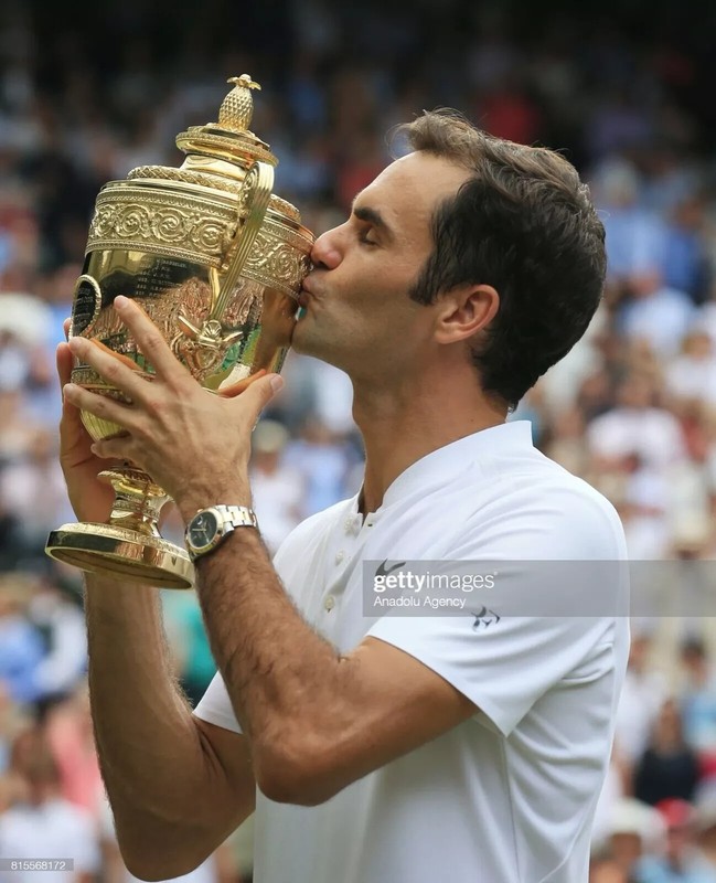 Nike Roger Federer RF 2017 Wimbledon Henley Polo Tennis Shirt Rafa Nadal L gallery