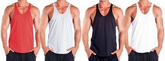 Mens GYM BODYBUILDING STRINGER VEST WORKOUT CLOTHING TRAINING COTTON MUSCLE VEST