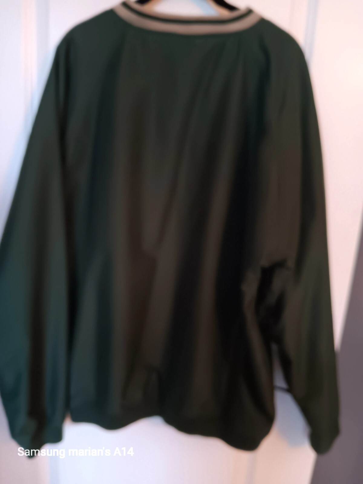 Mens Outdoor Pullover, Moisture Wicking, l/xl, Green, VNeck, Fully Lined gallery