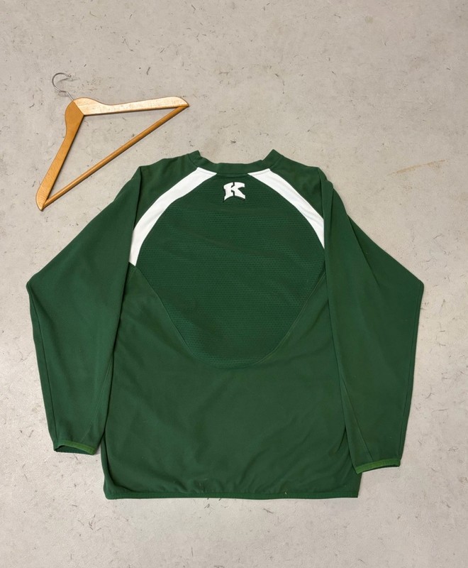 2000’s Nike Team Therma-FIT Men's XL Green/White kewaskum Crewneck Pullover gallery