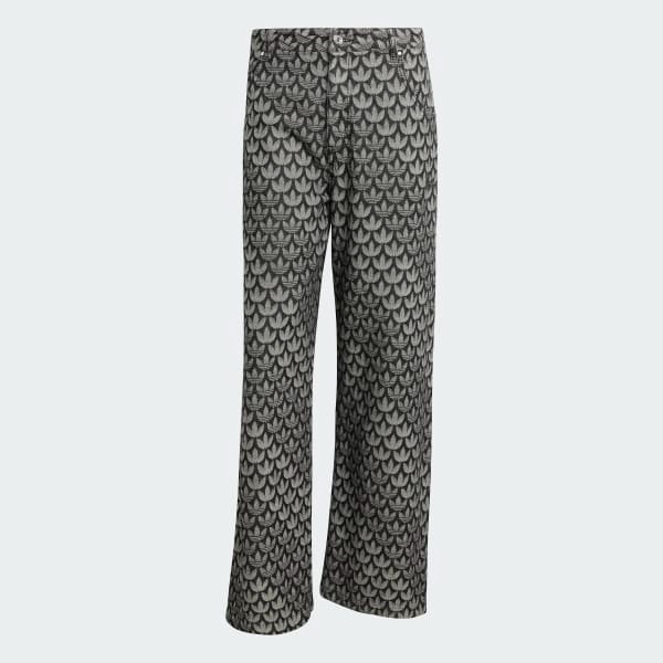 Men's Adidas Denim Monogram Pants [KC6380/38x30]