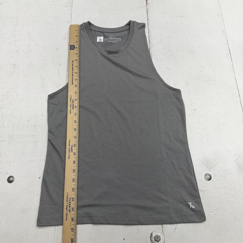 Tailored Athlete Tank Top Mens Small Gray Basic Training Vest Athletic Gym gallery