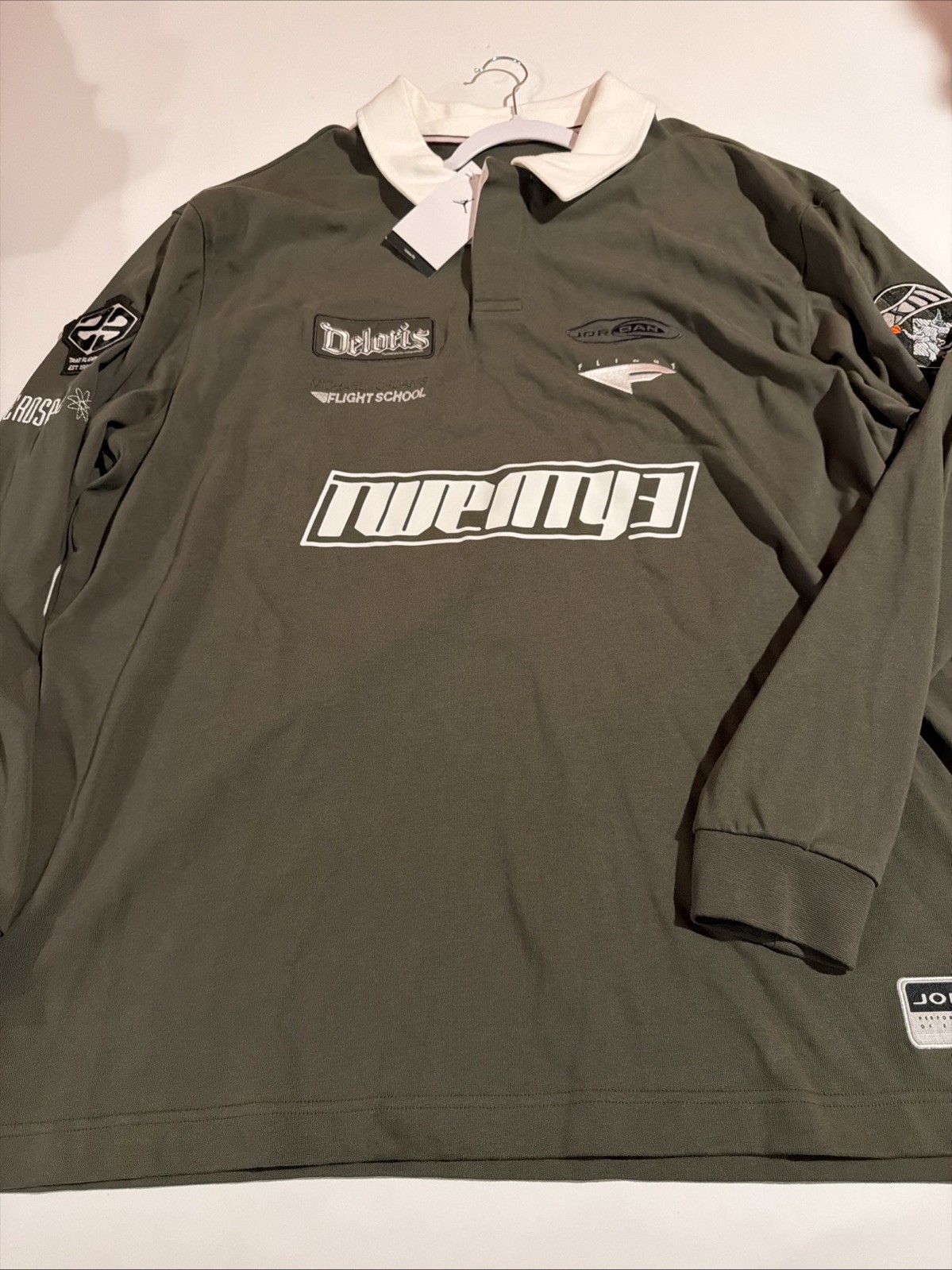 Nike Jordan Essentials Long-Sleeve Rugby Top Sz XXL HF9323 Men’s Cotton NWT gallery