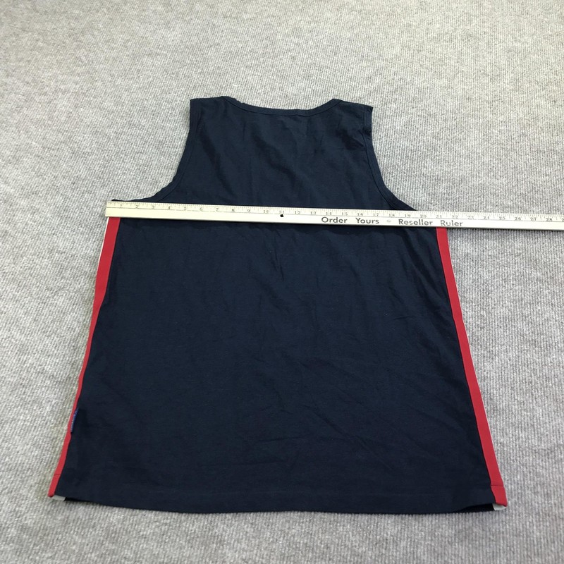 Nautica Tank Mens Medium Blue NAVTECH Sleeveless Stretch Athletic Logo Top gallery