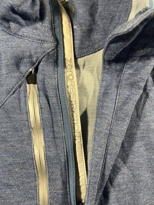 Zero Restriction 1/4 Zip Pullover Men's L Blue Golf Performance Top gallery