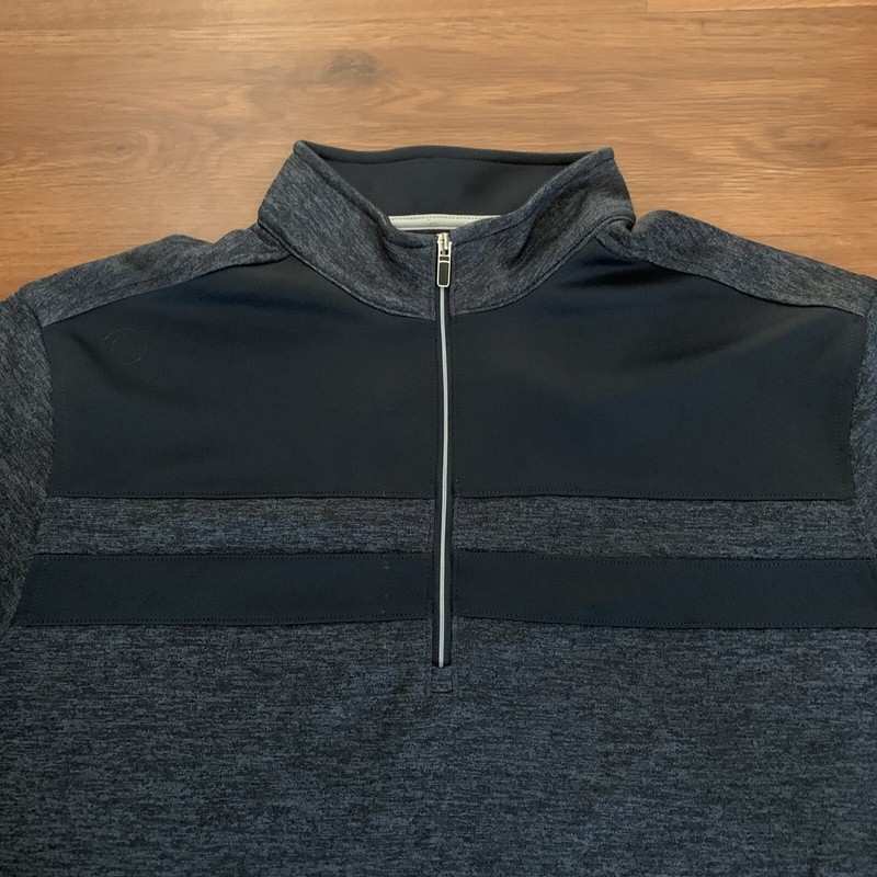 Mens Bolle 1/4 Zip Pullover Size L Blue EUC gallery