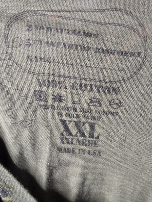 2nd battalion 5th Infantry Regiment Bobcats Military Shirt 2XL gallery