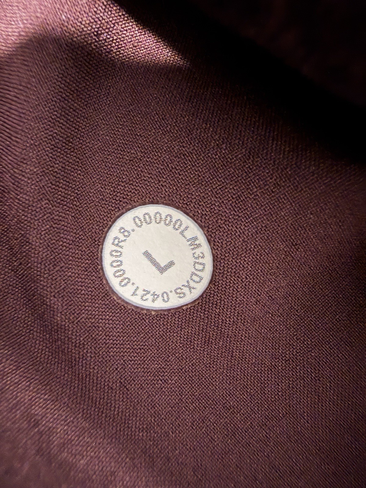 Lululemon Rulu Mock Neck Long Sleeve Shirt Heathered Arctic Plum Large gallery