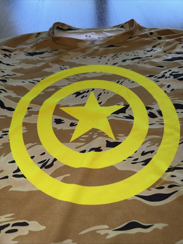 Under Armour Captain America Shirt Men XL Marvel Alter Ego Compression Camo gallery