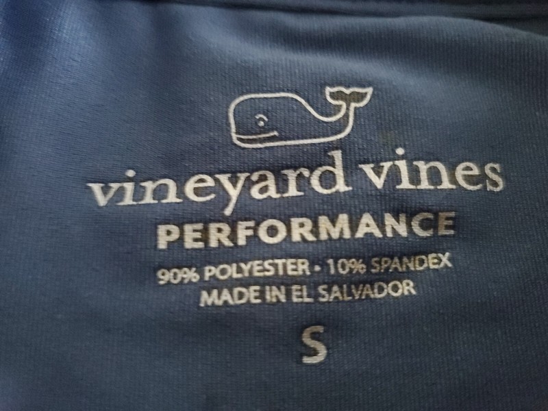 NEW: Vineyard Vines Performance TUNA Big Game Fish MOONSHINE Long Sleeve Shirt S gallery