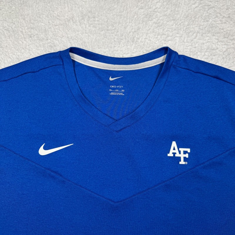 Air Force Falcons Nike Dri-Fit T-Shirt Royal Blue Men's Size 3XL gallery