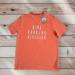 Nike Run Division Rise 365 Short Sleeve T-Shirt Orange/Wild Mango Size XL