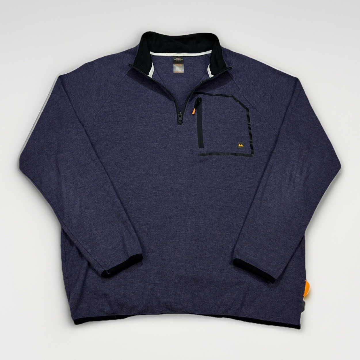 Quiksilver Waterman DryFlight 1/4 Zip Pullover Blue Heather Mens M gallery