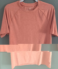 GapFit All Day Coral Short Sleeve T-Shirt Mens M Stretch Breathable Wicking