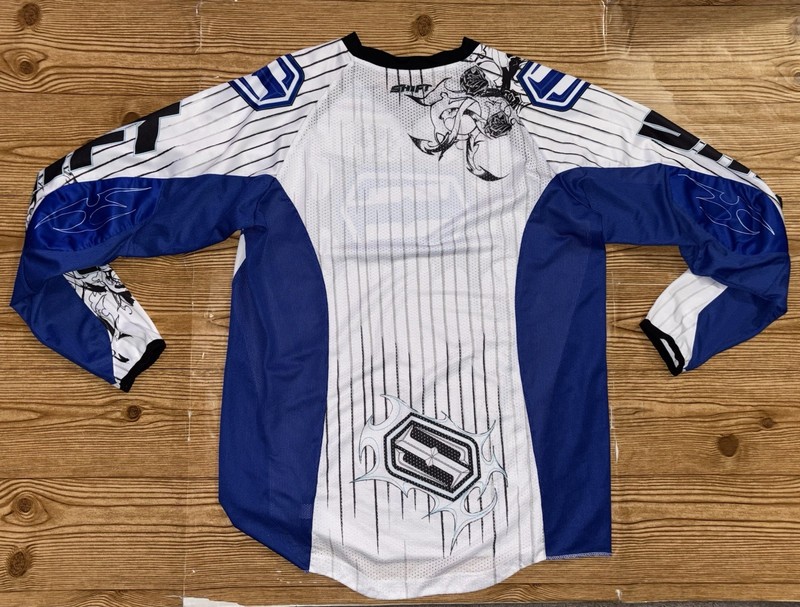 Shift Rise Against Performance Racewear Motocross Racing Skulls Jersey Size L gallery