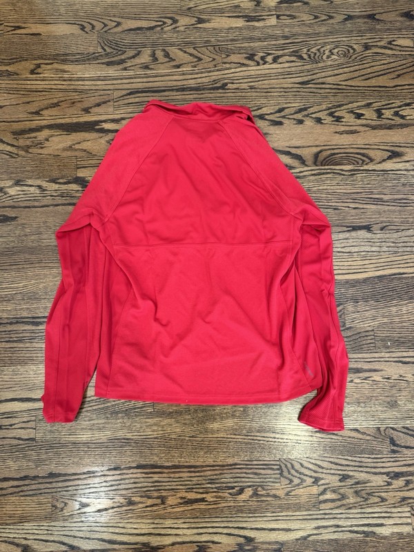 Men’s North Face Ambition Quarter Zip Red Heather, Mountain Athletic/Run Size XL gallery