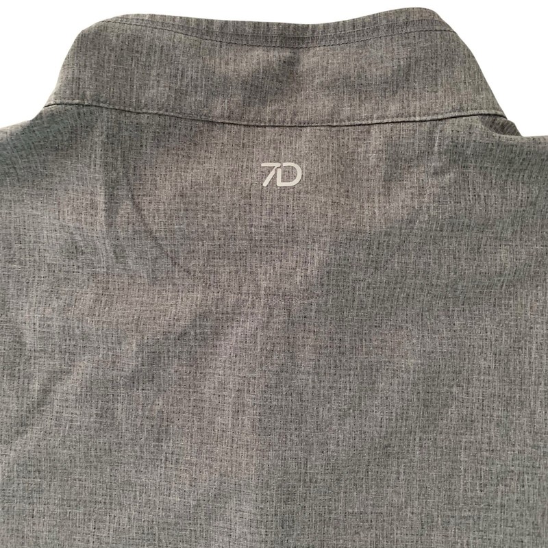 7 Diamonds Oxygenate Mens XL Grey 1/4 Zip Pullover Anti-Odor Quick Dry Stretch gallery