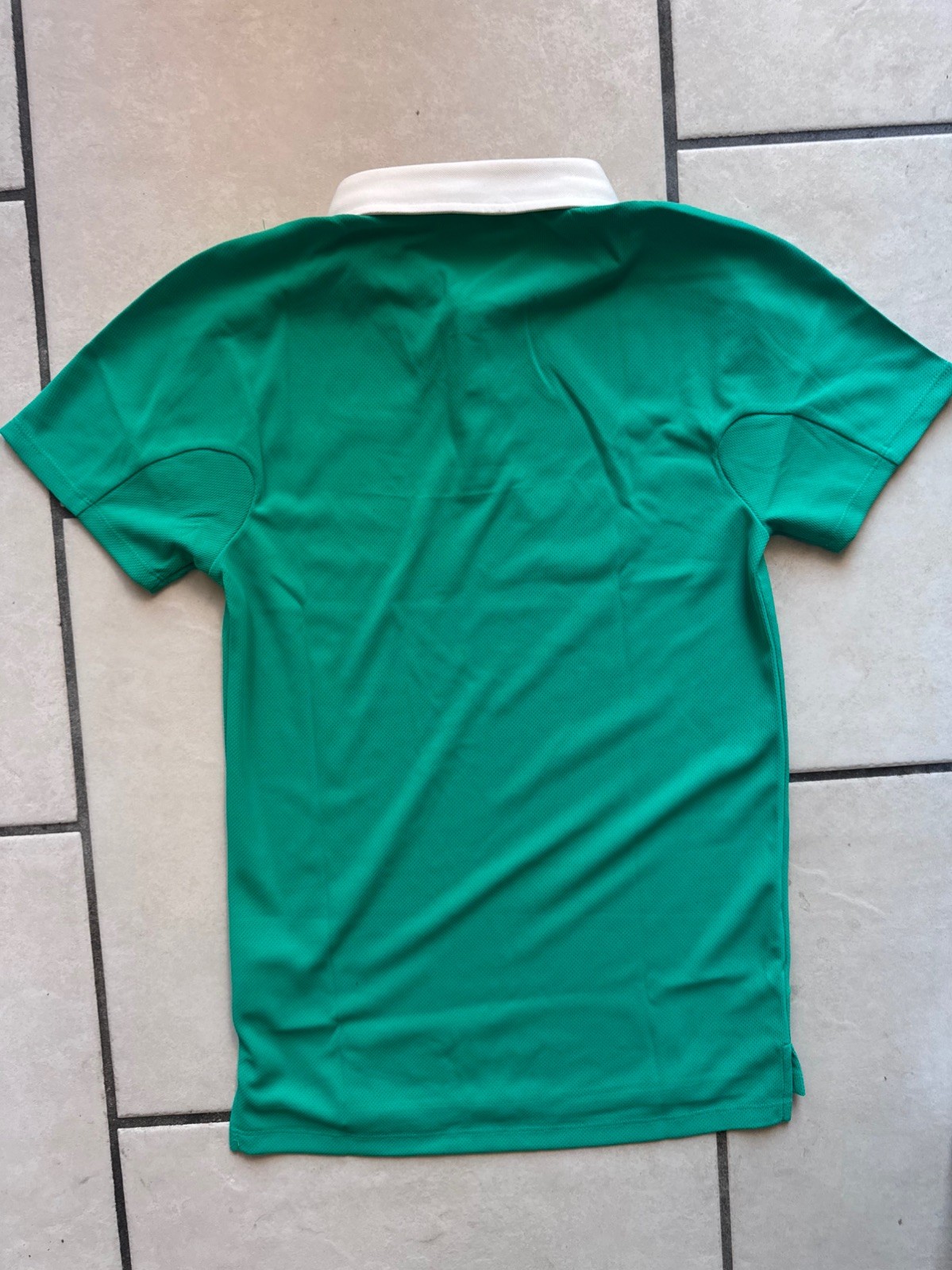 Nike Court Slam Men XS $110 NWT Dri Fit Tennis Polo Green FZ6931-324 gallery