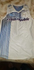 Men’s Czech Republic Running Singlet Jersey Medium
