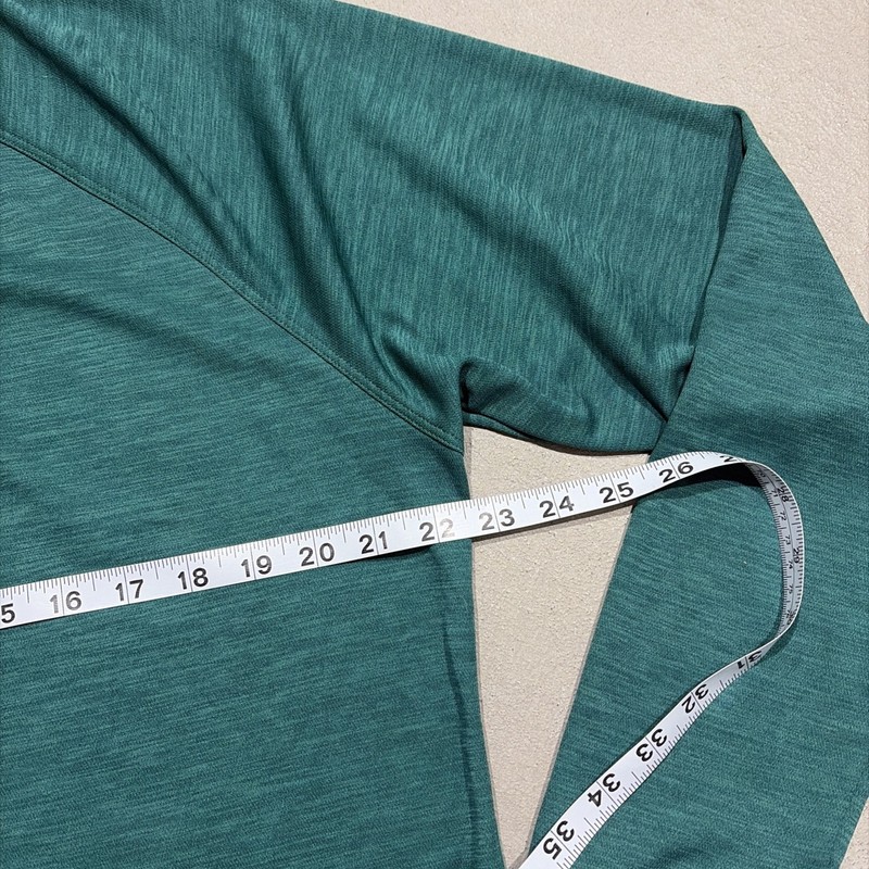 Patagonia Dirt Craft Shirt Mens L Green Performance Trail MTB Biking Long Sleeve gallery