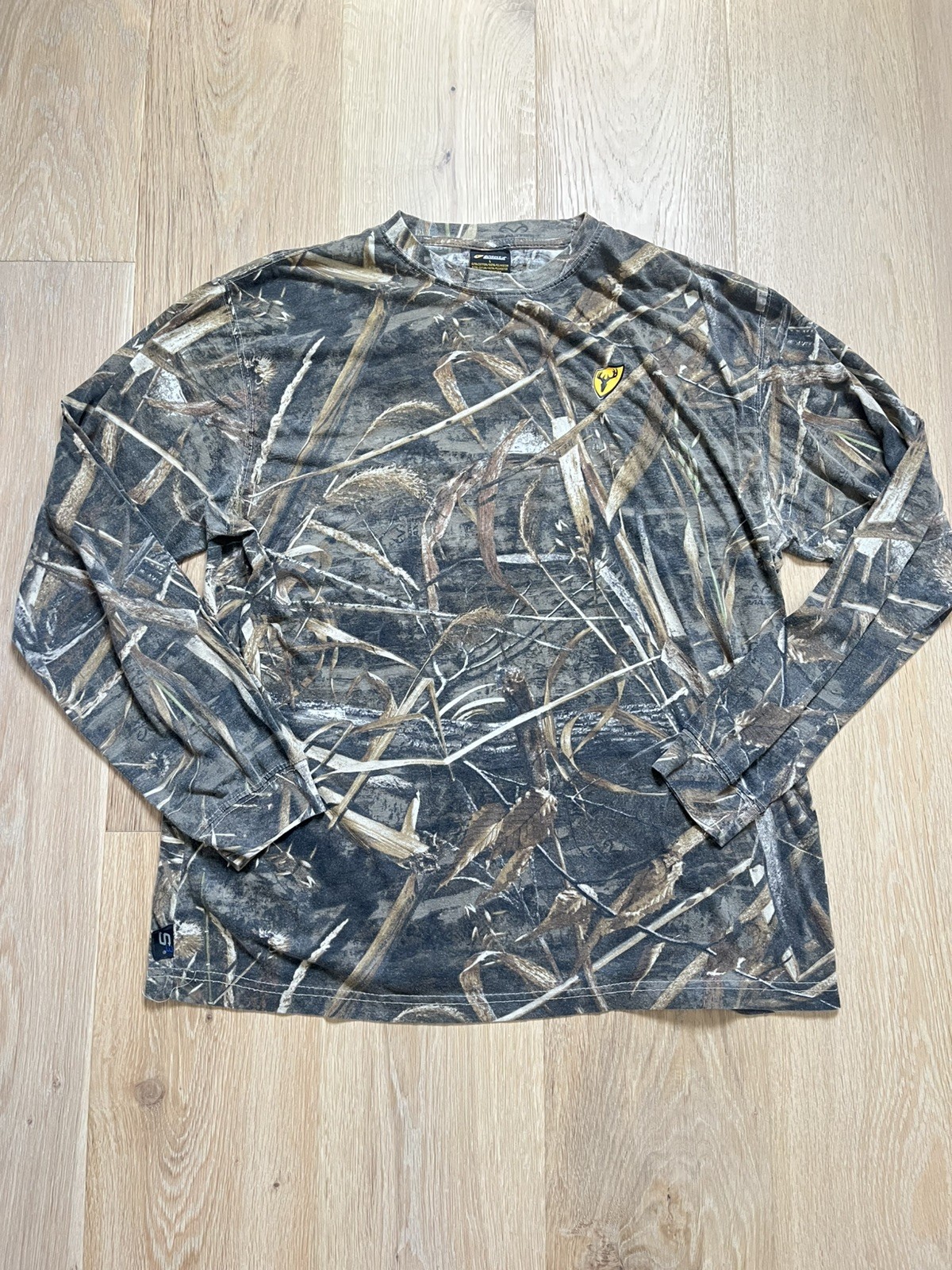 Scent Blocker Shirt Mens Large Brown Camo Realtree Edge Long Sleeve Hunting Top gallery