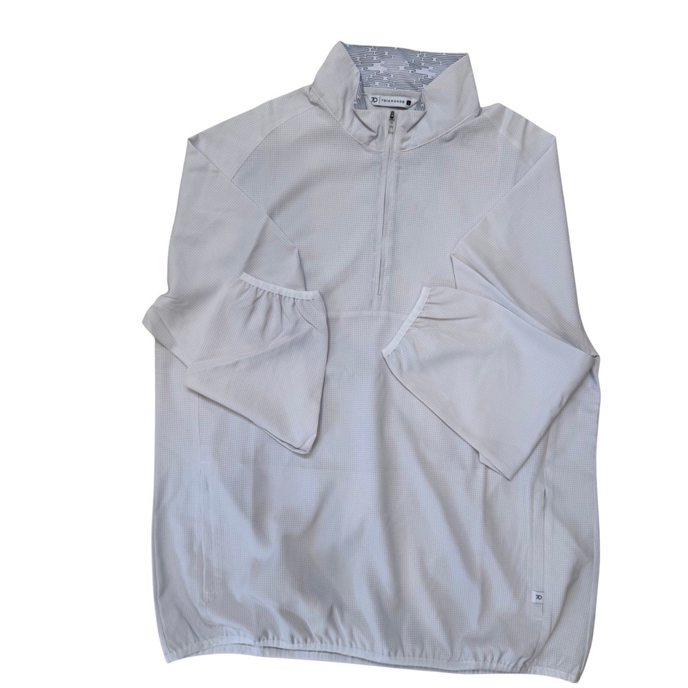 7 Diamonds Oxygenate 1/4 Zip Pullover Size L. Anti-Odor Quick Dry Stretch Drift