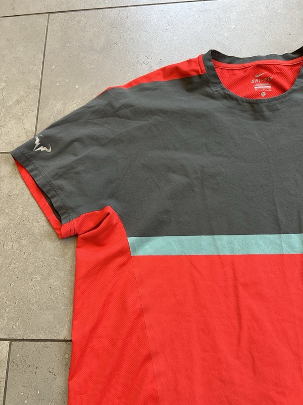 Nike Premier Rafael Nadal 2014 Australian Open Rafa Crew Light Crismon Shirt XL gallery