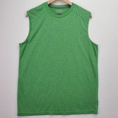 Essentials Men’s Medium Green Sleeveless Performance Athletic Shirt