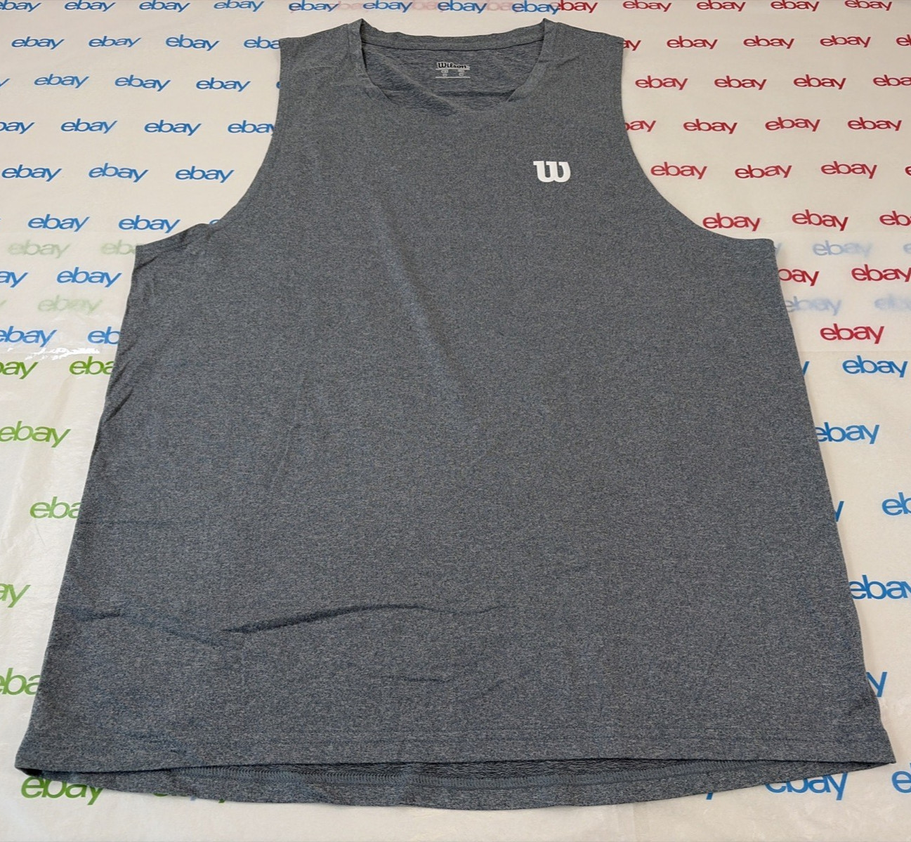 Wilson Tank Top Men Pullover Muscle Shirt Sleeveless USA Beachwear Size Medium gallery
