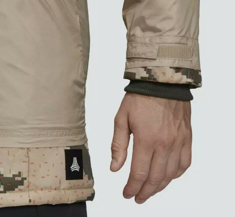 Men's adidas Tan Adv Laycoat Reversible Khaki Camouflage Size Medium [EI7398] gallery