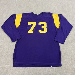 Vintage 50s La Salle Procure Durene Football Jersey Size 44 Original Repairs 40s