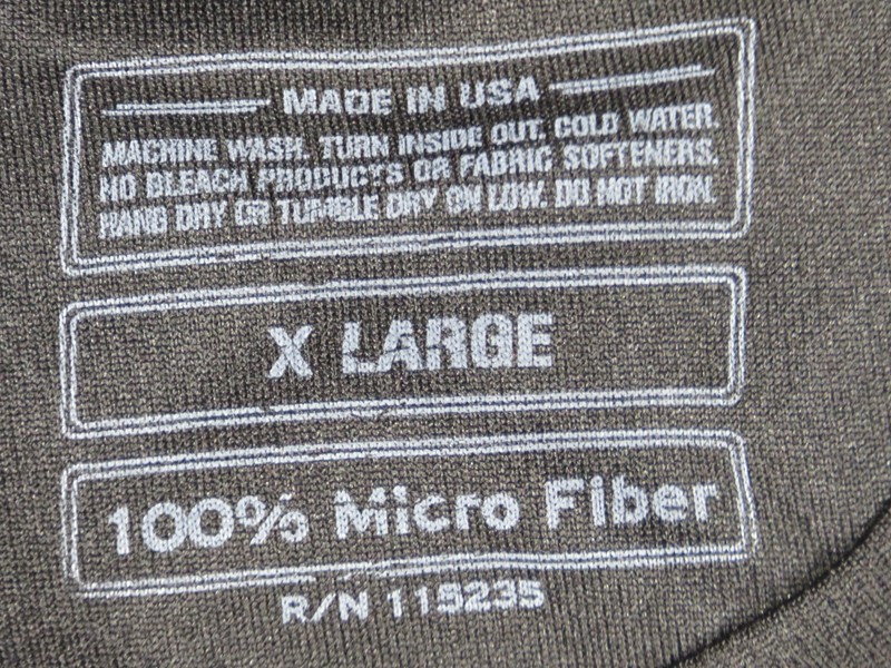 U.S. ARMY MENS XL TEE SHIRT BLACK 100% MICRO FIBER T-SHIRT PFU TIGHT WEAVE MESH gallery