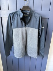Men’s Large Nike Golf 1/4 Zip Pullover Two Tone Blue / Grey