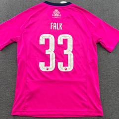 FC COPENHAGEN 2022 2023 Third Falk #33 Adidas Football Jersey Youth Medium Boys