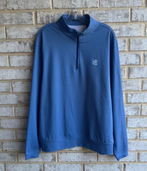 Turtleson Long Sleeve 1/4 Zip High Neck Geo Pullover Shirt Men’s Size L