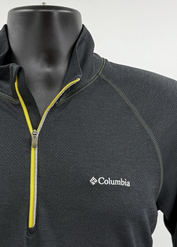 Columbia CharcoalGray Light Weight Running Shirt Omni-Shade Men’s Size Medium M gallery