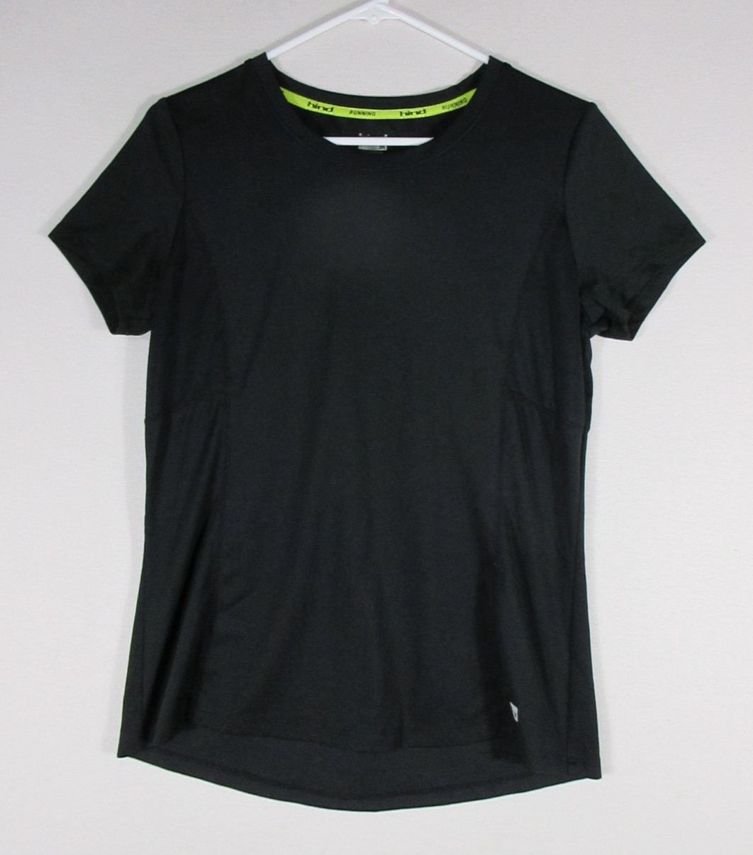 Hind Mens Activewear Running T-Shirts Crew Neck Short Sleeve Size M Black gallery