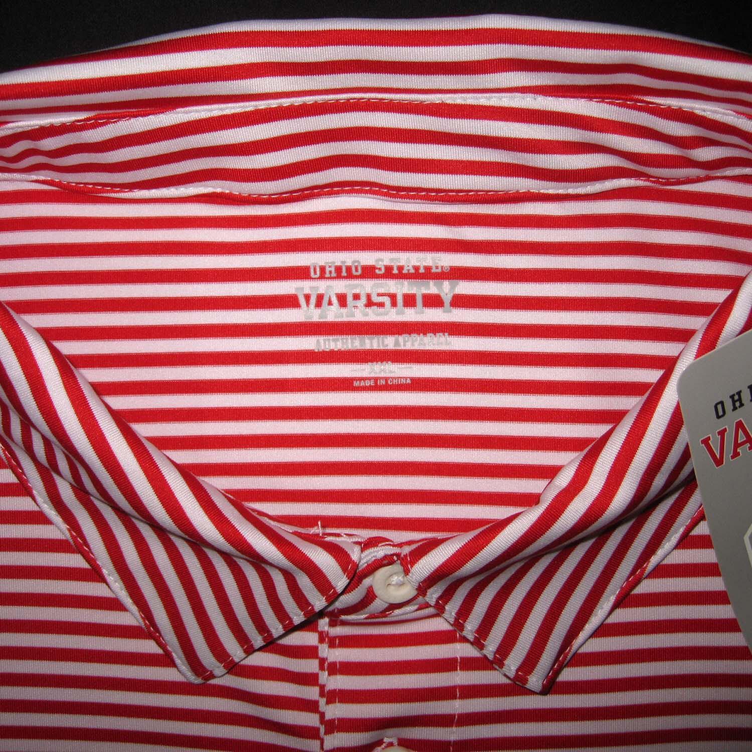 OSU OHIO STATE ™ VARSITY Athletic Apparel - Scarlet Gray XXL - Polo Shirt - New gallery